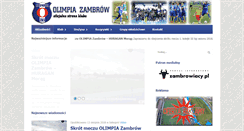Desktop Screenshot of olimpiazambrow.net